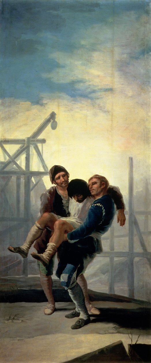 Den skadde mureren, 1786-7 av Francisco de Goya