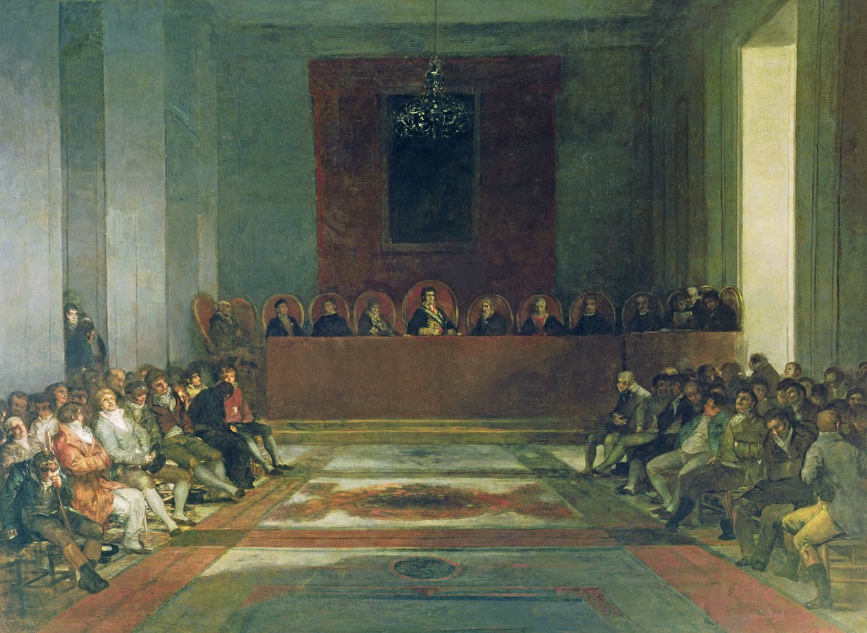 Juntaen på Filippinene, 1815 av Francisco de Goya