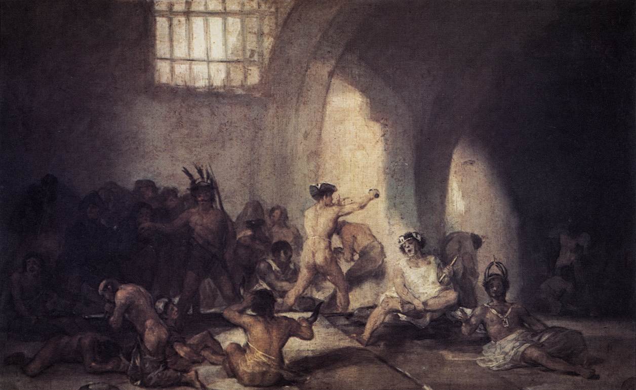 The Madhouse av Francisco de Goya
