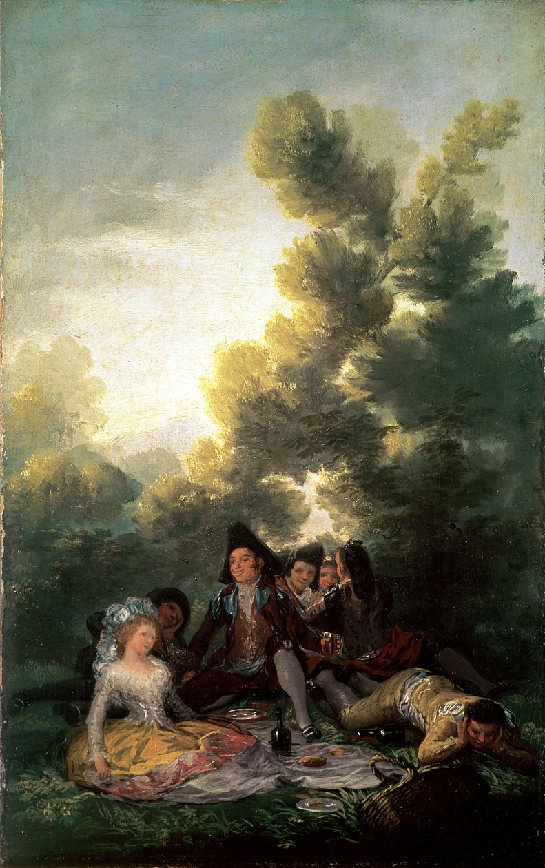 Pikniken, 1785-90 av Francisco de Goya