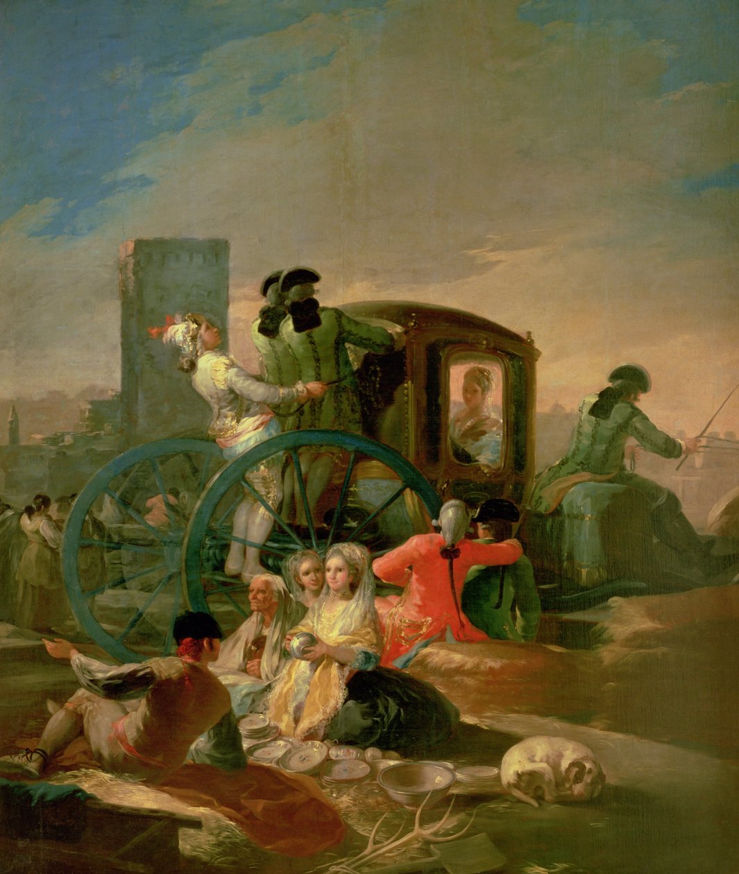 The Pottery Vendor, 1779 (se også 498127) av Francisco de Goya