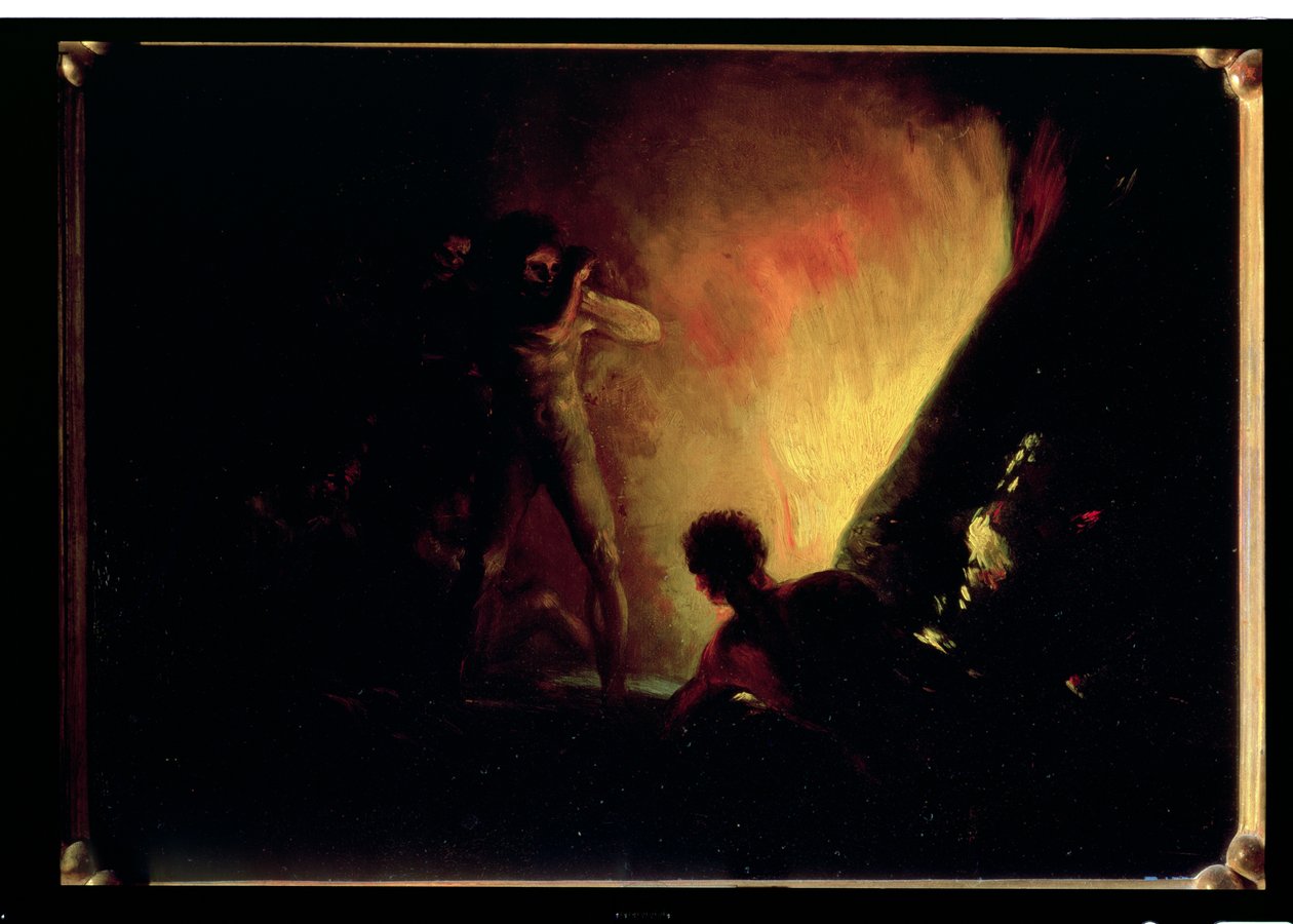 The Pyre, ca. 1800-05 av Francisco de Goya