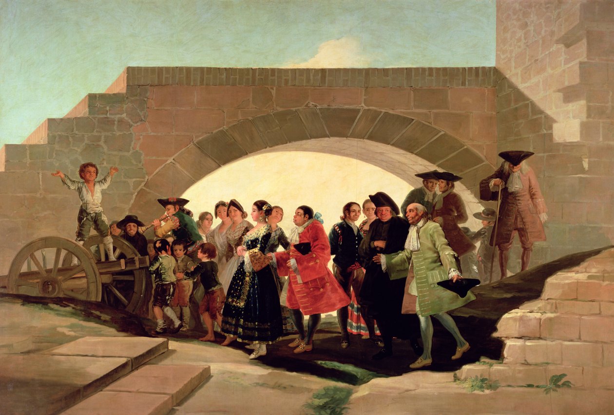 Bryllupet, 1791-92 av Francisco de Goya