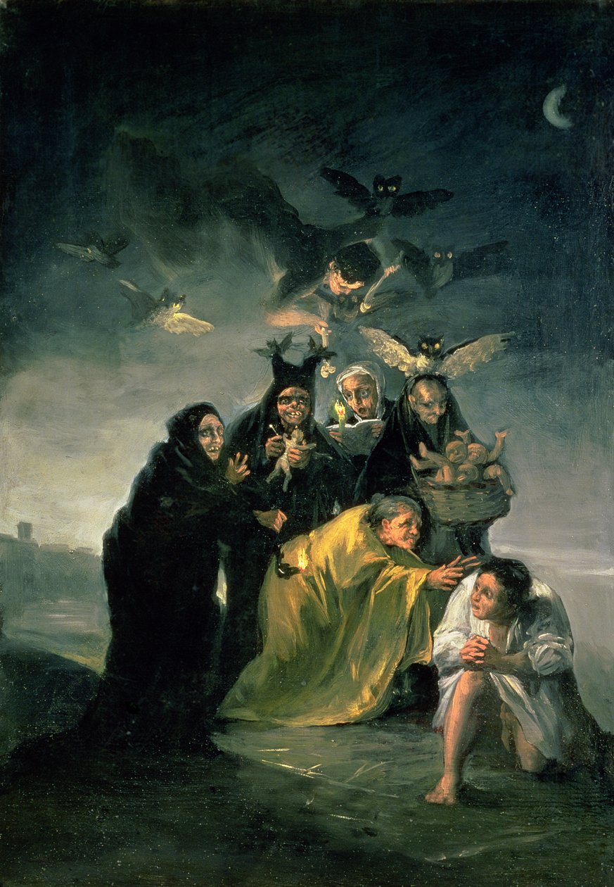 Heksenes sabbat av Francisco de Goya