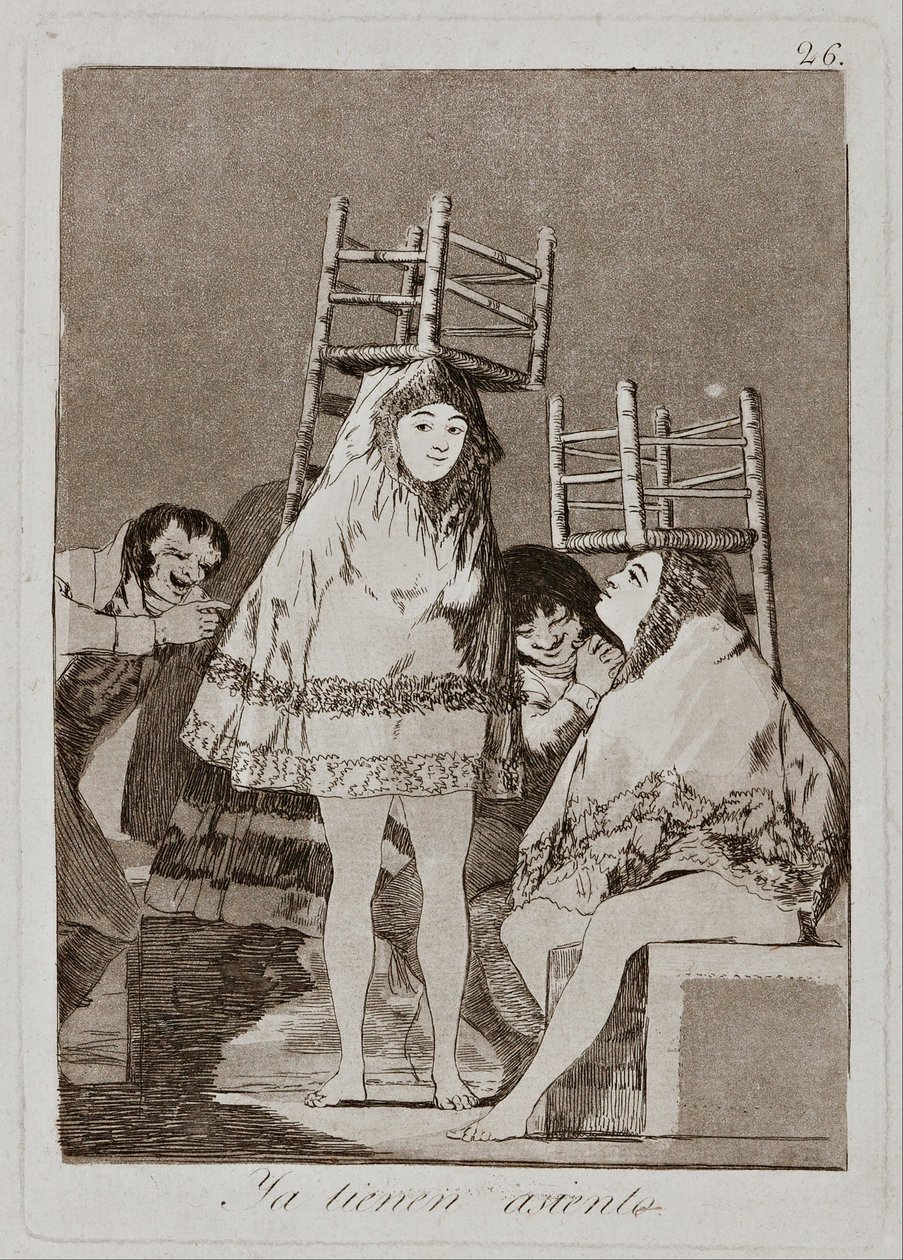 De har allerede fått plass av Francisco de Goya