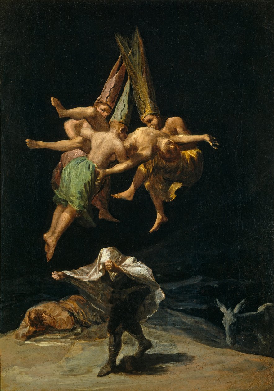 Hekseflukt av Francisco de Goya