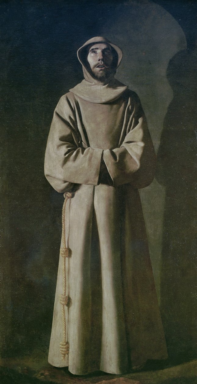 St. Frans (1181-1226) 1645-64 av Francisco de Zurbaran