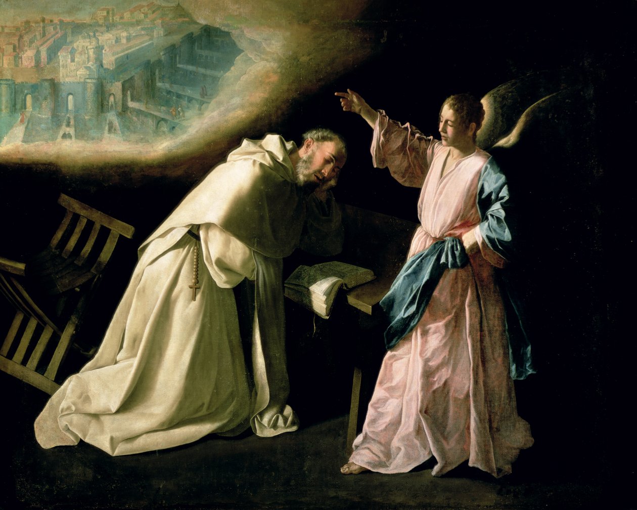 Visjon av St. Peter Nolasco, 1629 av Francisco de Zurbaran