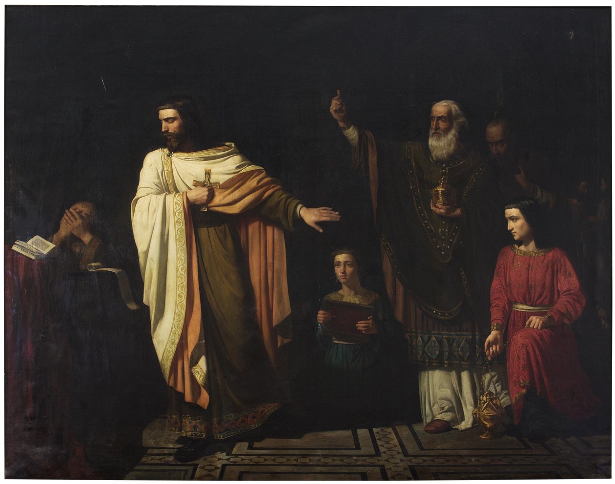 Saint Hermenegildo i fengsel av Francisco Aznar