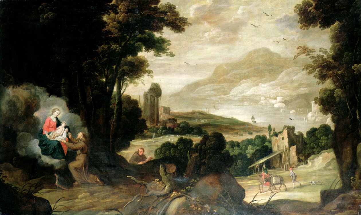 Visjonen til St. Antonius av Padua av Francisco Collantes