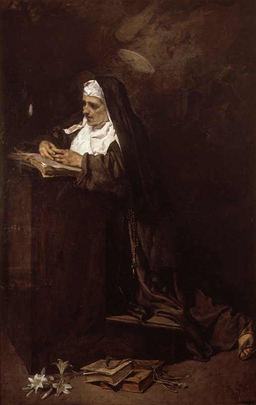 Santa Clara fra Asis av Francisco Domingo Marqués