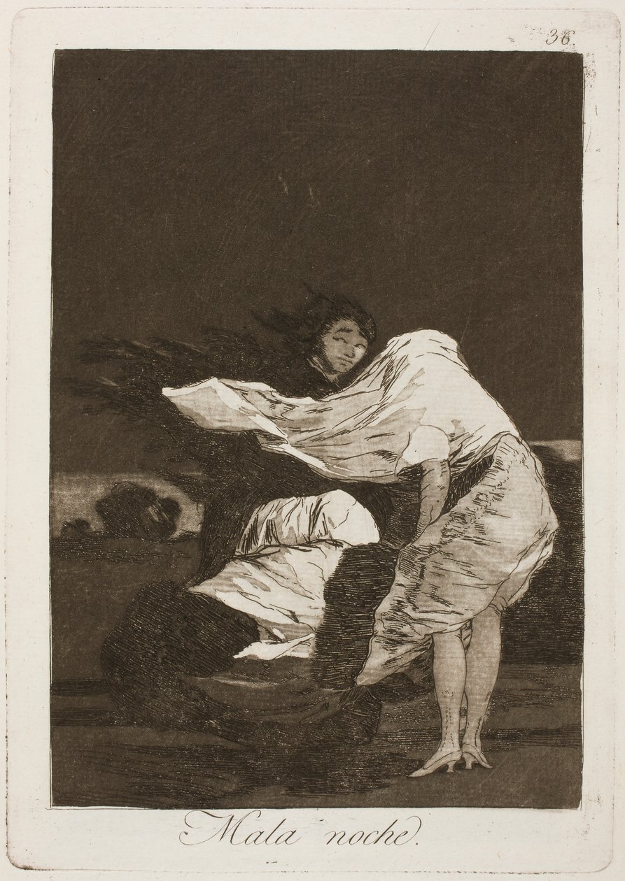 Dårlig natt av Francisco de Goya