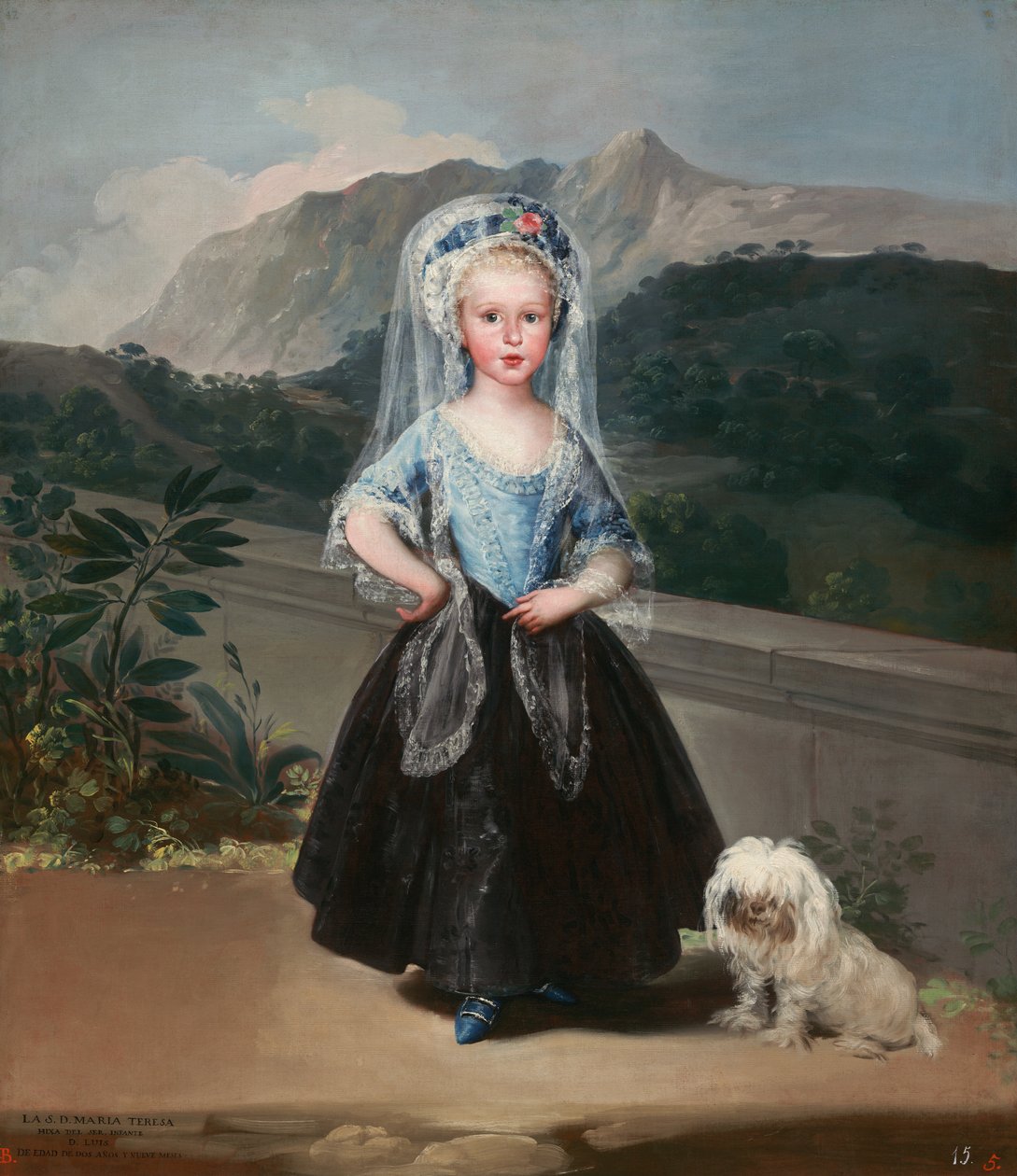 María Teresa de Borbón y Vallabriga, senere grevinne av Chinchón av Francisco de Goya