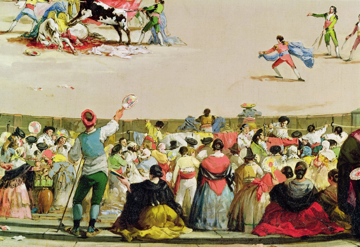 Tyrefekten (detalj av forgrunnen) av Francisco de Goya