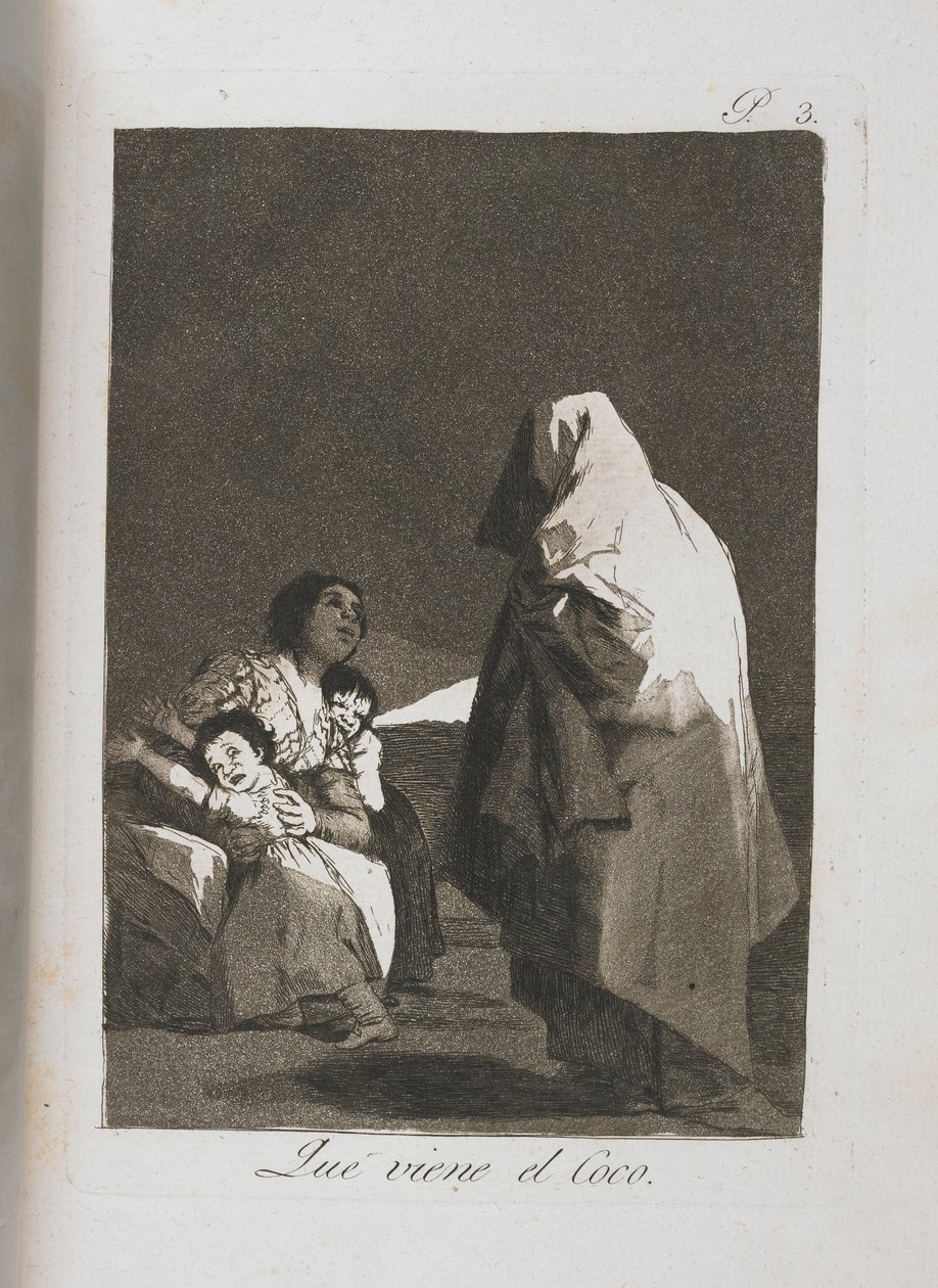 Al Conde Palatino, fra Los Caprichos, 1797-1798 av Francisco de Goya