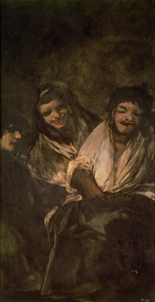 Leende figurer av Francisco de Goya