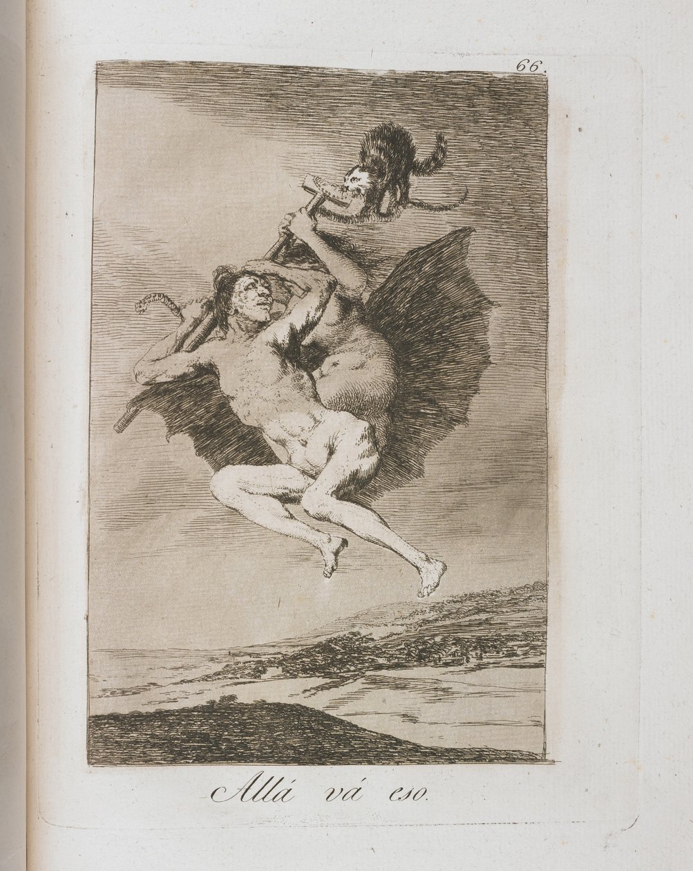 Tallerken fra Los Caprichos, 1797-1798 av Francisco de Goya