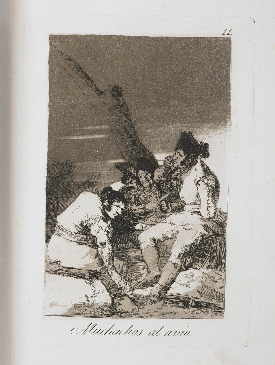 Tallerken fra Los Caprichos, 1797-1798 av Francisco de Goya