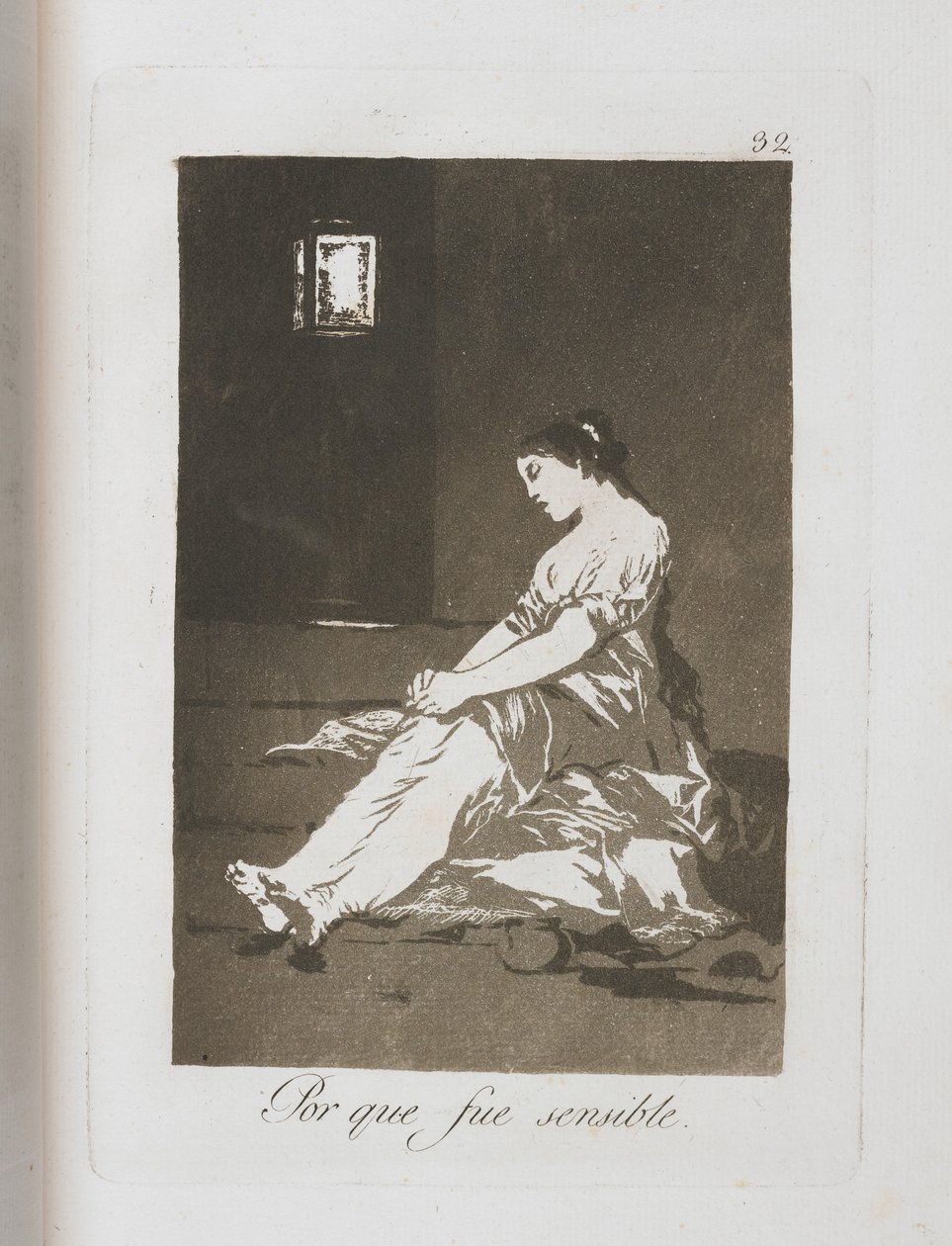 Tallerken fra Los Caprichos, 1797-1798 av Francisco de Goya