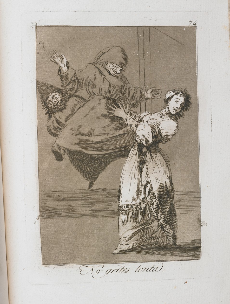 Tallerken fra Los Caprichos, 1797-1798 av Francisco de Goya