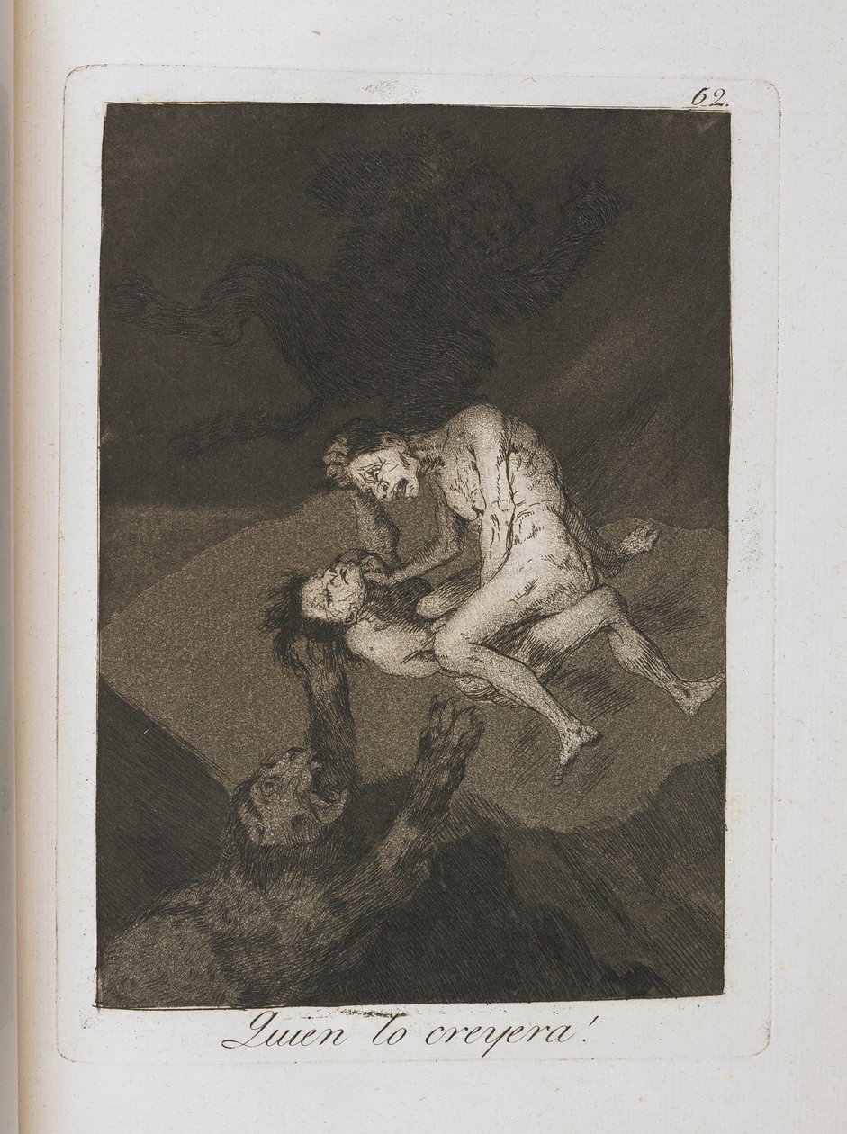 Tallerken fra Los Caprichos, 1797-1798 av Francisco de Goya