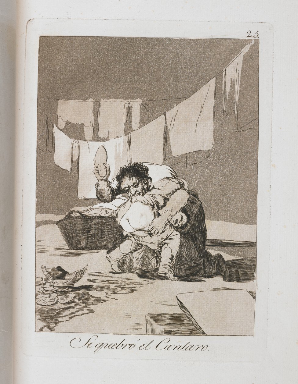 Tallerken fra Los Caprichos, 1797-1798 av Francisco de Goya