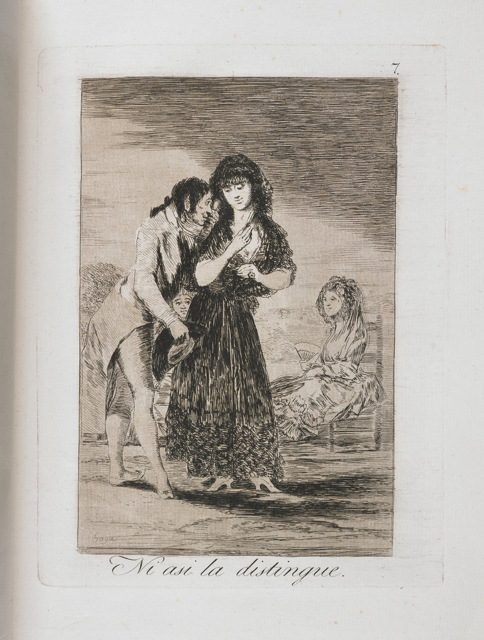 Tallerken fra Los Caprichos, 1797-1798 av Francisco de Goya