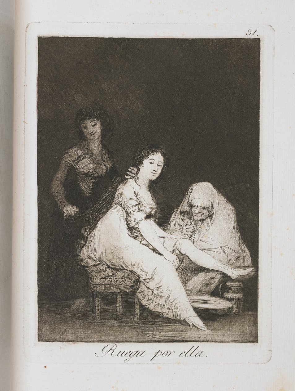 Tallerken fra Los Caprichos, 1797-1798 av Francisco de Goya