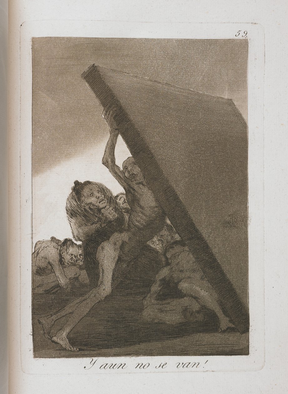 Tallerken fra Los Caprichos, 1797-1798 av Francisco de Goya