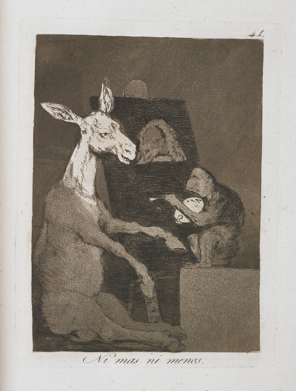 Tallerken fra Los Caprichos, 1797-1798 av Francisco de Goya