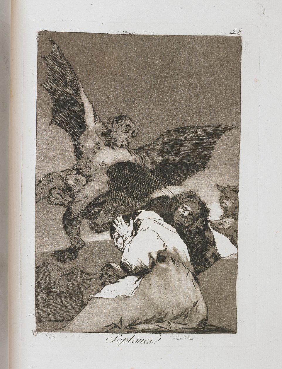 Tallerken fra Los Caprichos, 1797-1798 av Francisco de Goya