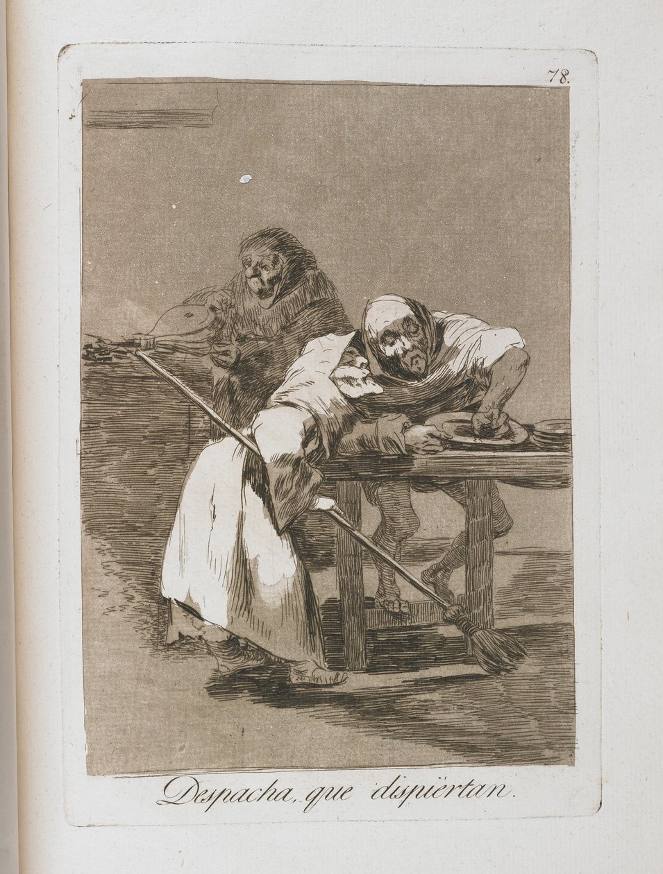 Tallerken fra Los Caprichos, 1797-1798 av Francisco de Goya