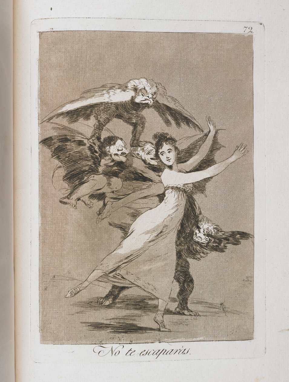 Tallerken fra Los Caprichos, 1797-1798 av Francisco de Goya