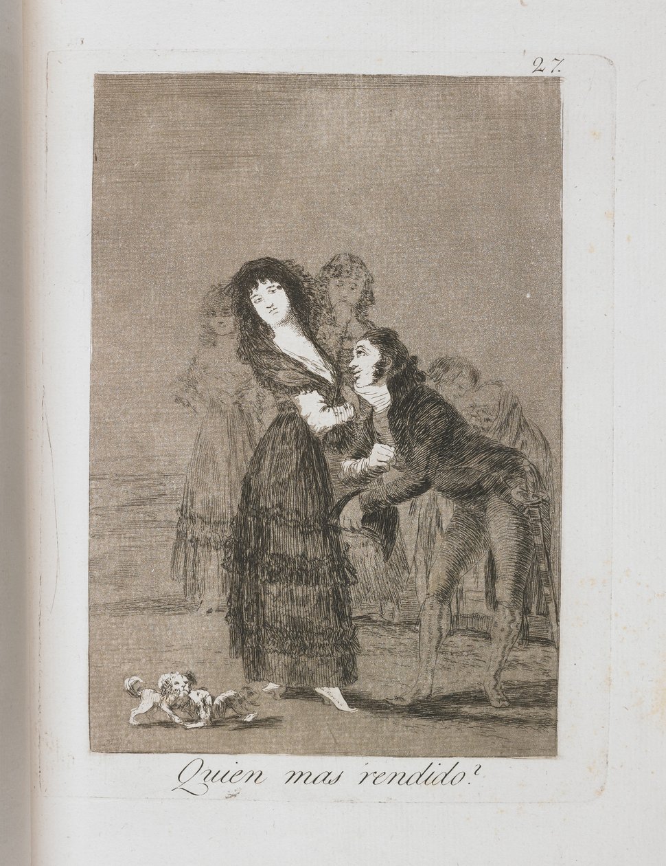 Tallerken fra Los Caprichos, 1797-1798 av Francisco de Goya