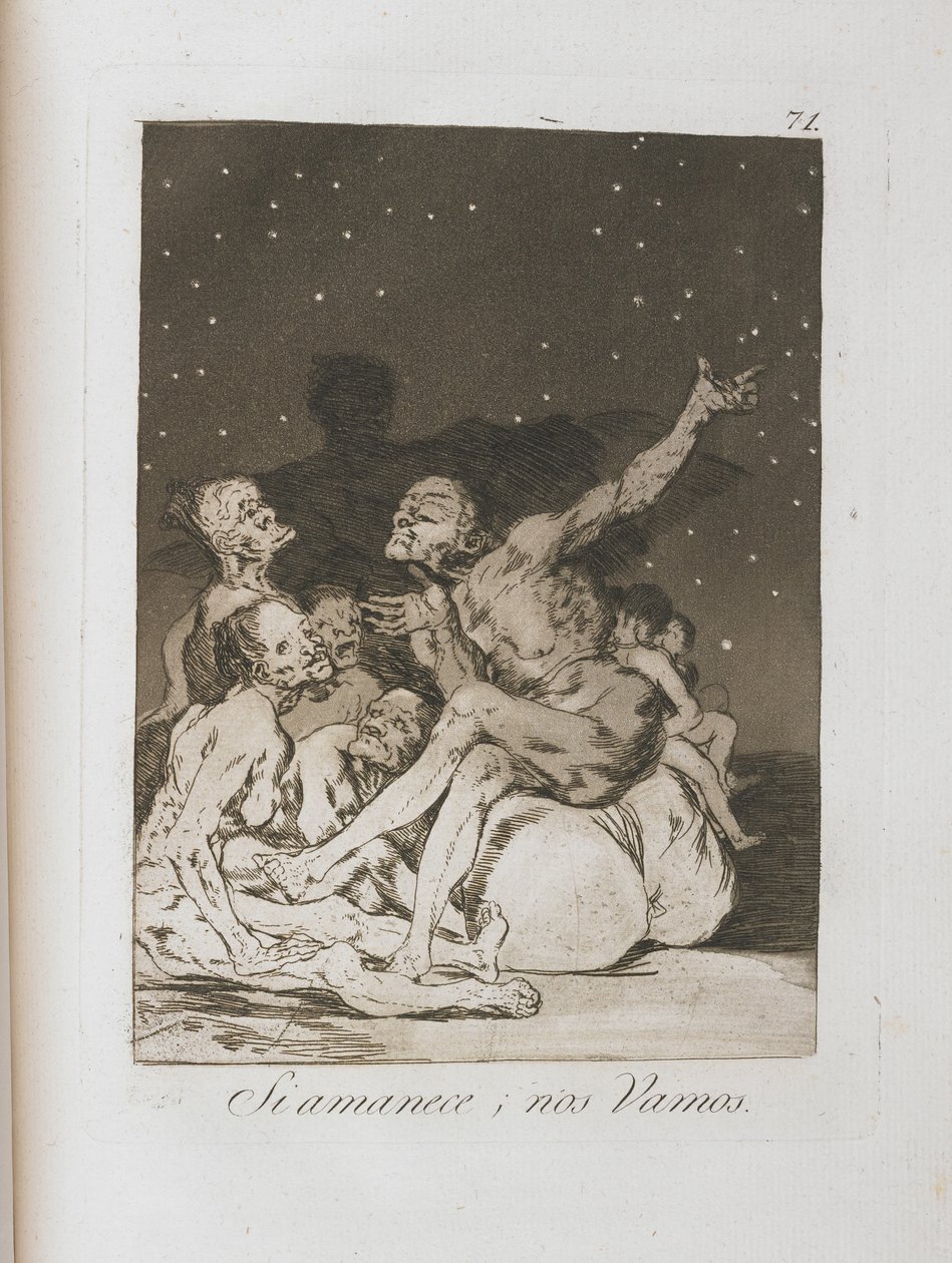 Tallerken fra Los Caprichos, 1797-1798 av Francisco de Goya