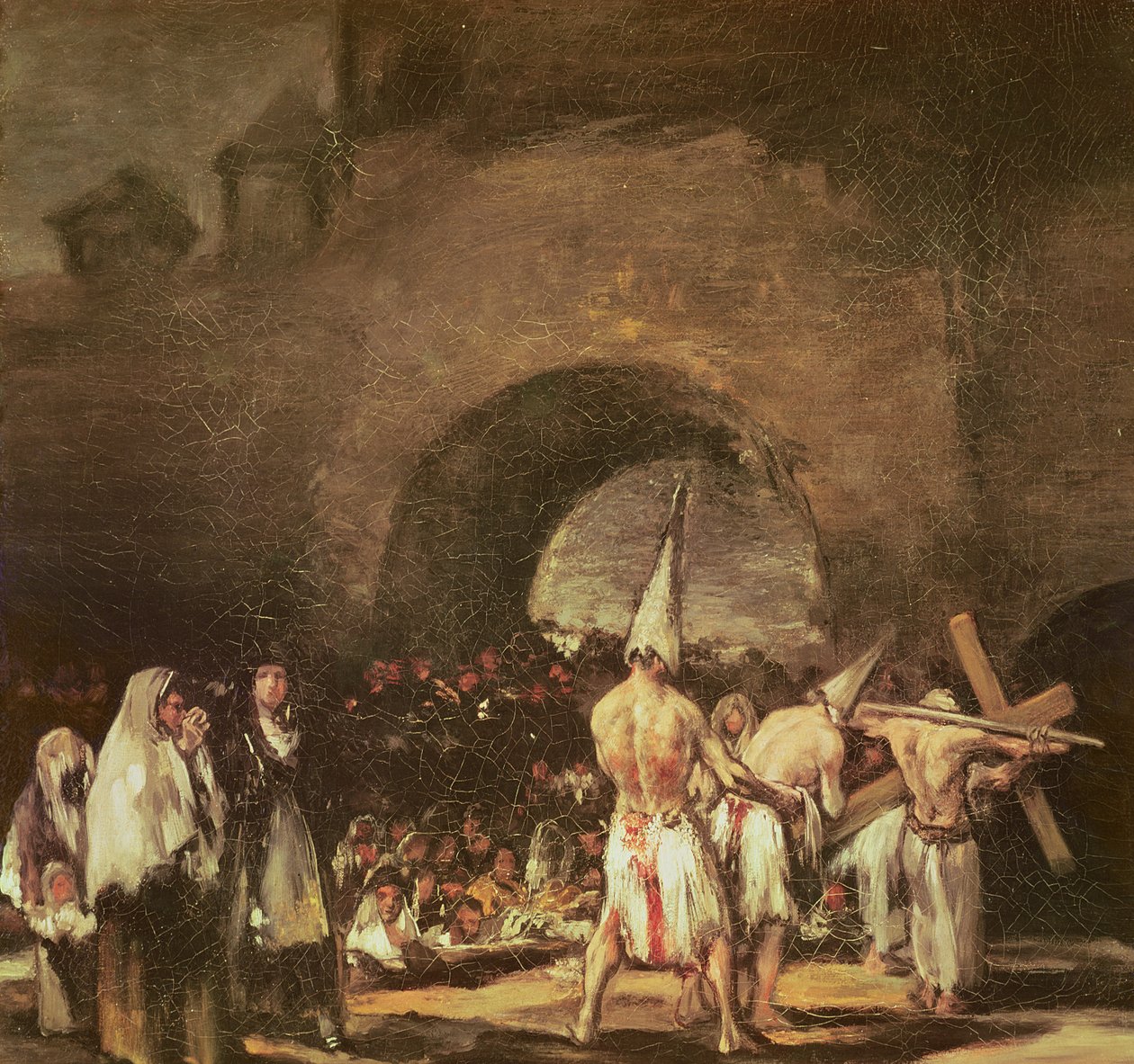 Prosesjon av angrende av Francisco de Goya