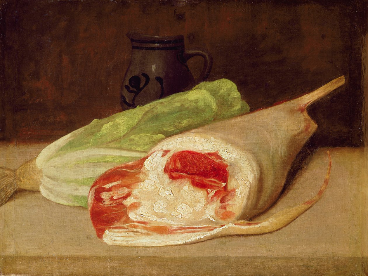 Stilleben av et lammelegg av Francisco de Goya
