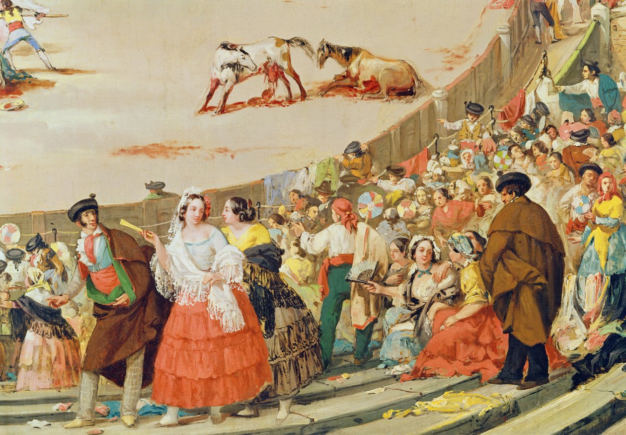 Tyrefekten (detalj av forgrunnen) av Francisco de Goya