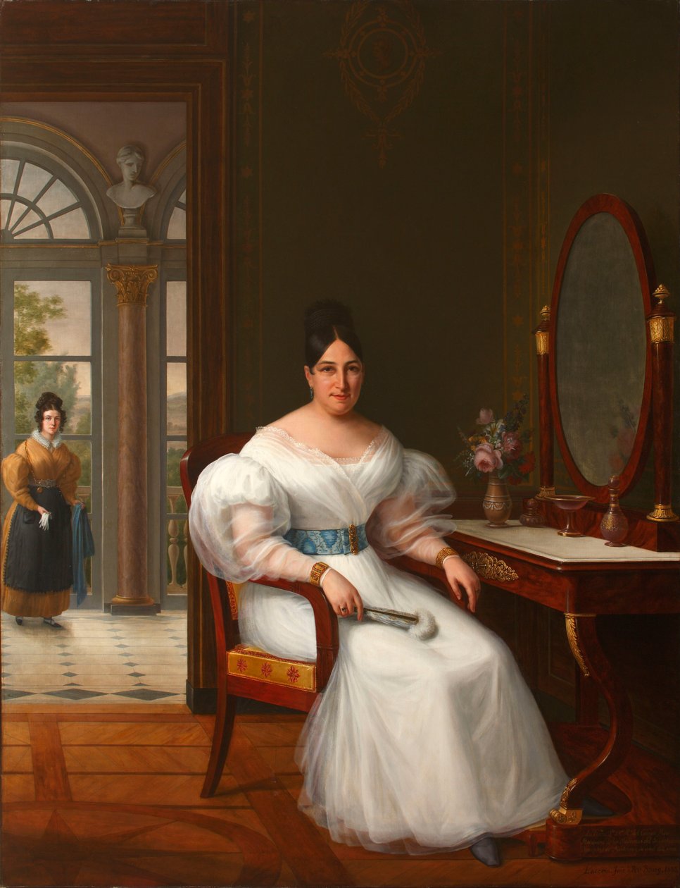 Carmen Moreno, marsjinne av Guadalquivir -myrene av Francisco Lacoma y Fontanet