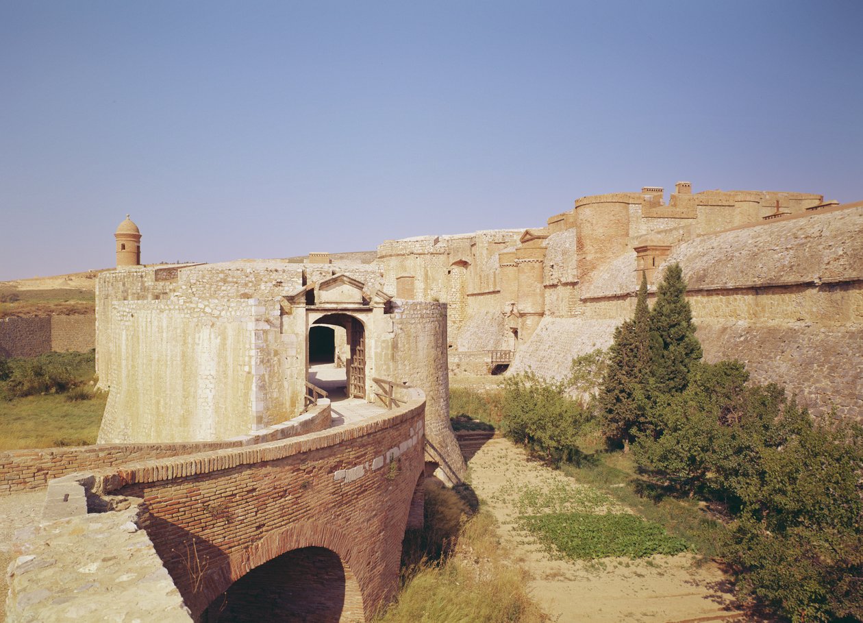 Inngang til Fort de Salses, bygget 1497-1504 av Francisco Ramirez
