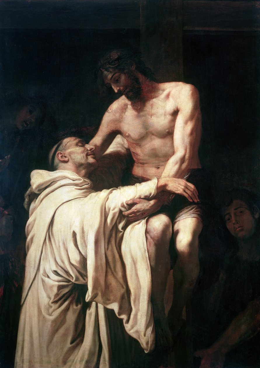 Kristus omfavner St. Bernard av Francisco Ribalta