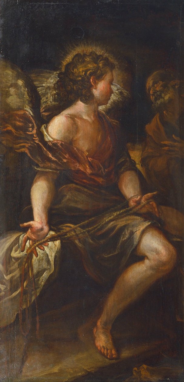 The Angel Freeing Saint Peter av Francisco Rizi