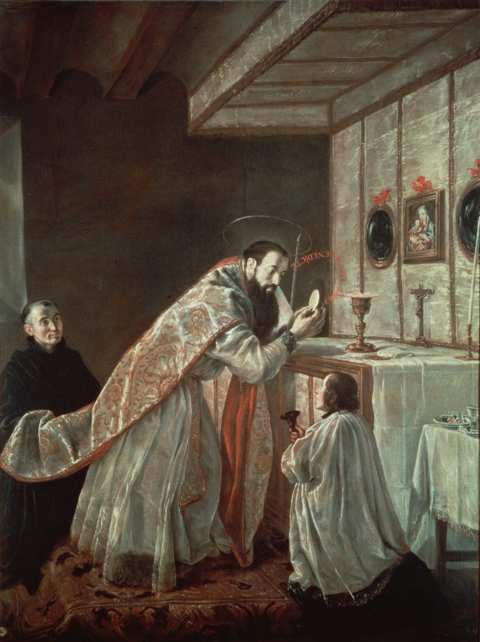 St. Benedikts siste messe av Francisco Rizi