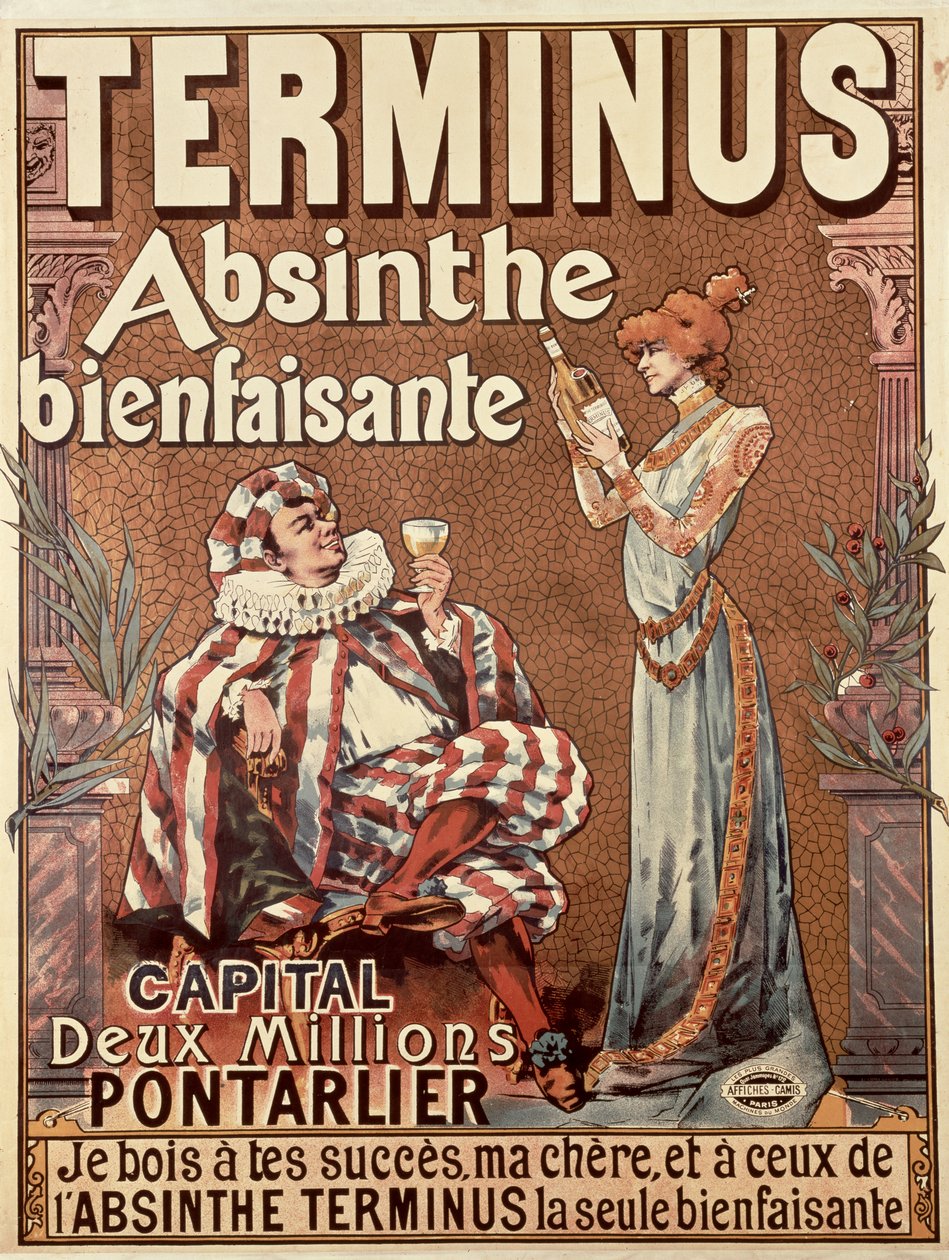 'Terminus Absinthe, Bienfaisante', 1896 av Francisco Tamagno