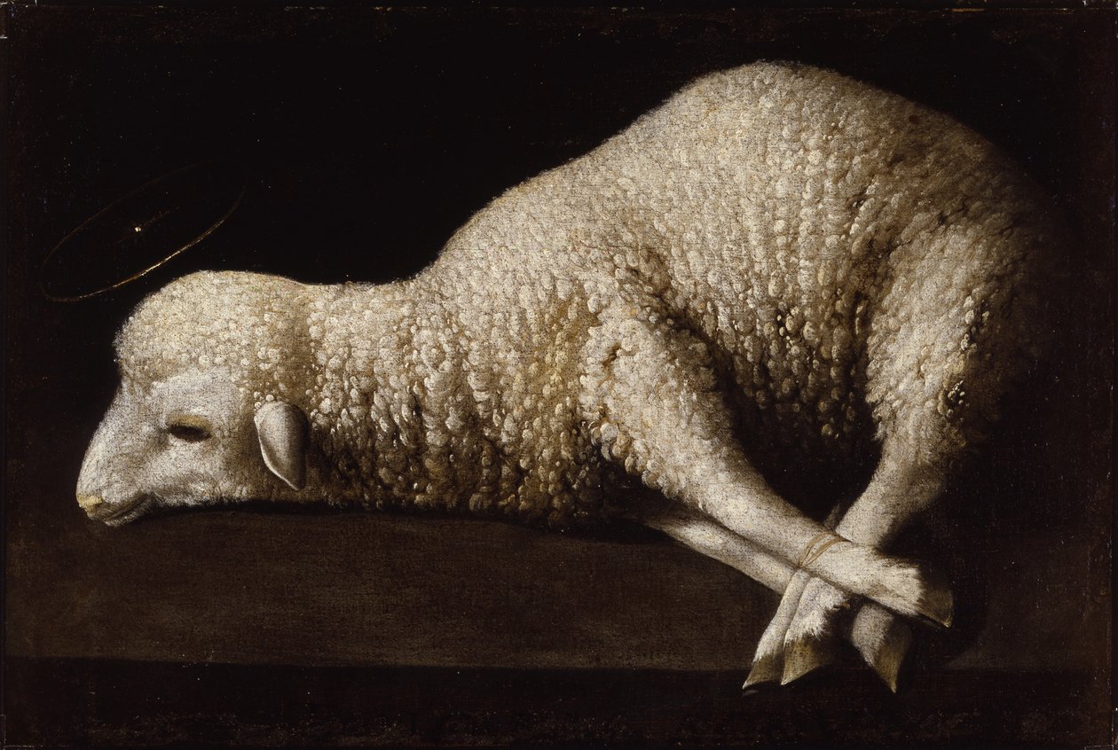 Guds lam, ca. 1635-40 av Francisco de Zurbaran