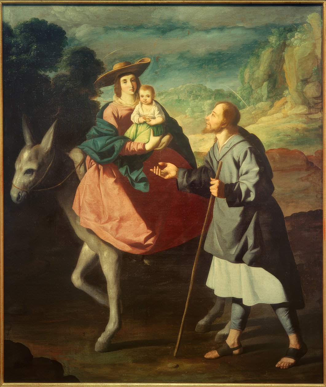 Flykten til Egypt av Francisco de Zurbaran