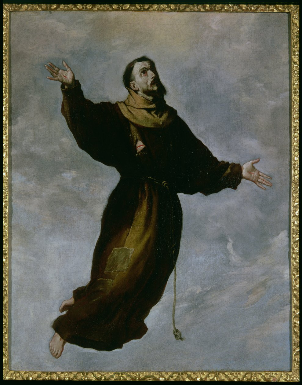 Levitasjon av St. Frans av Francisco de Zurbaran