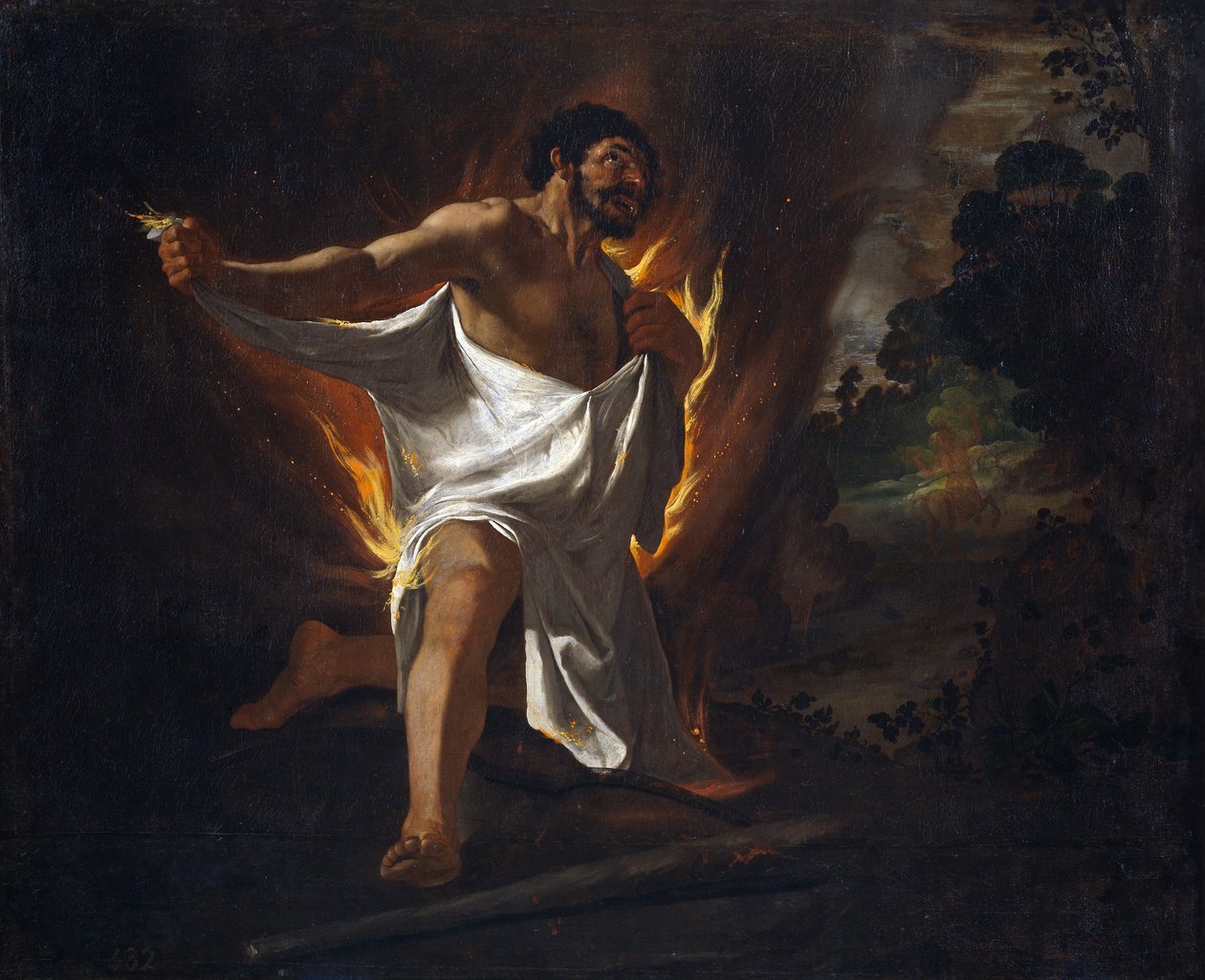 Herkules død av Francisco de Zurbaran