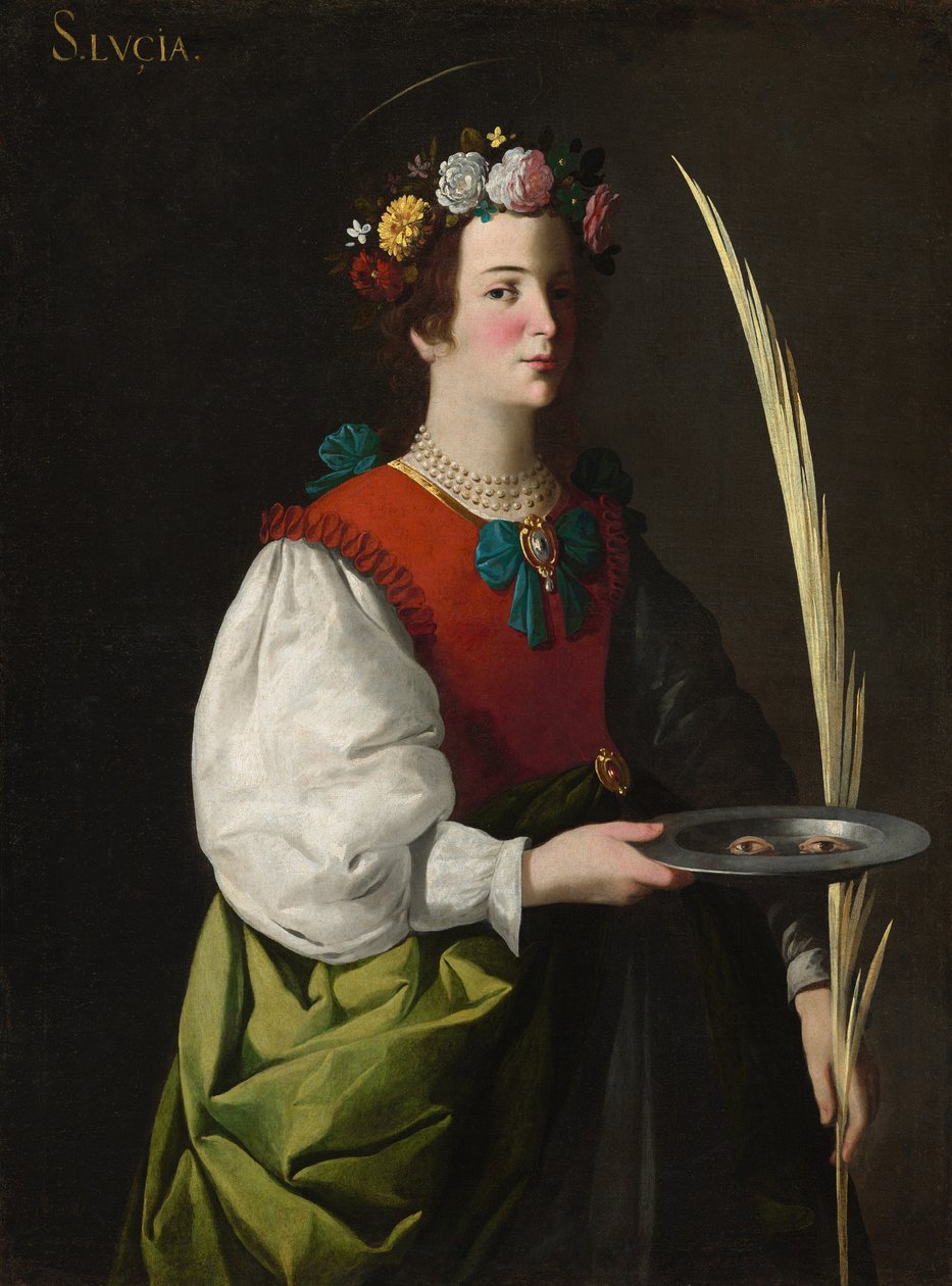 Saint Lucy, ca. 1625-1630 av Francisco de Zurbaran
