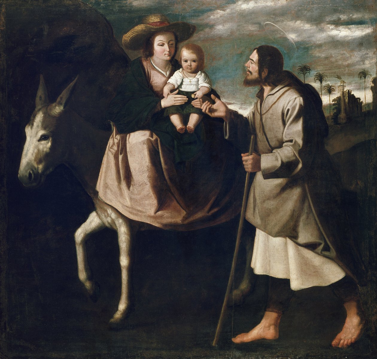 Flykten til Egypt av Francisco de Zurbaran